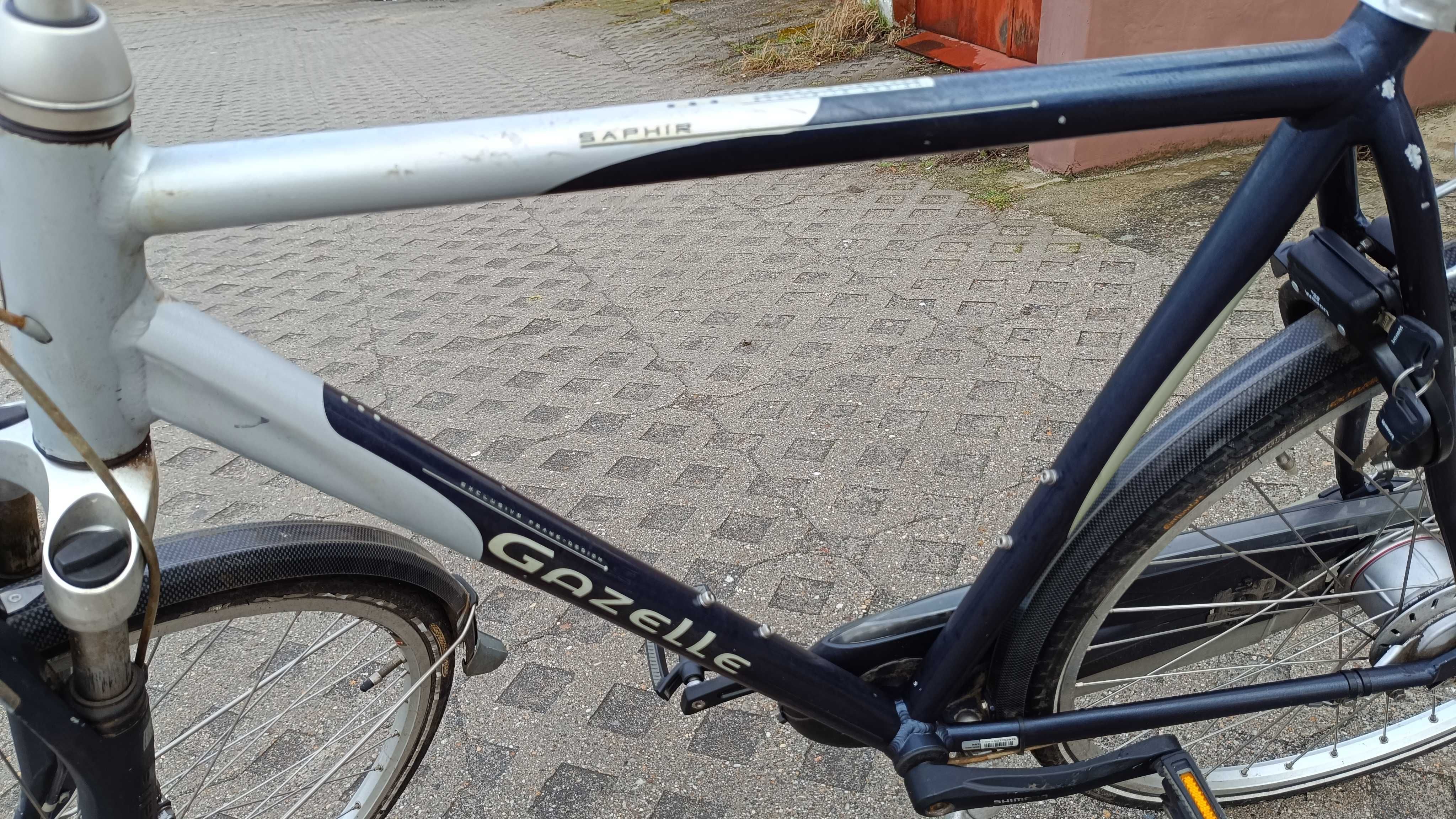 Rower męski gazelle saphir koła 28" 8-biegów