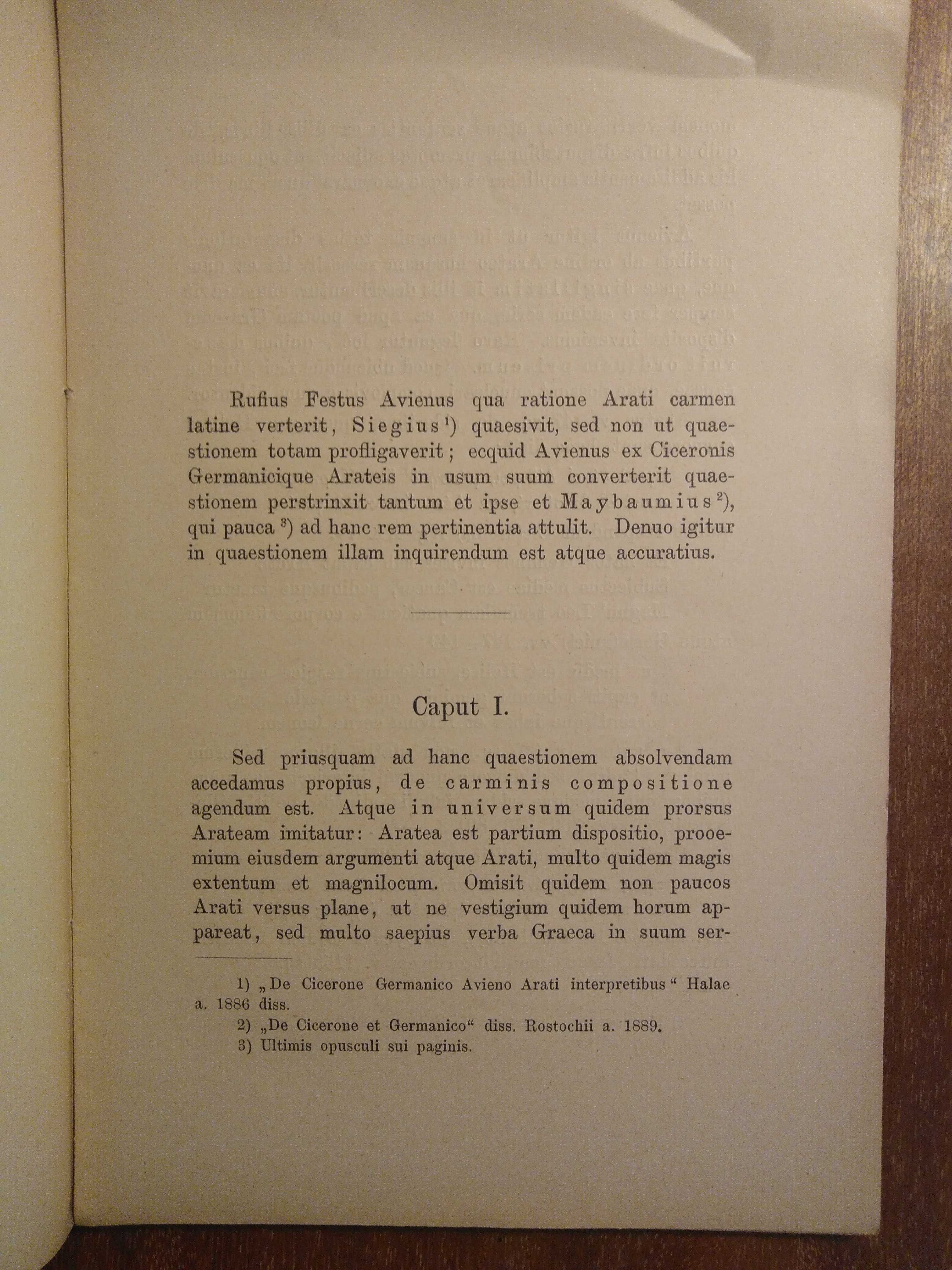 De Rufi Festi Avieni in vertendis Arateis arte et ratione - 1909