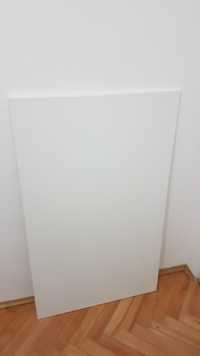 Biały blat do stołu 125x75 cm