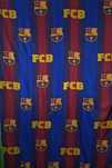 Futbol Club Barcelona komplet pościeli satynowej 80x70 / 140x200