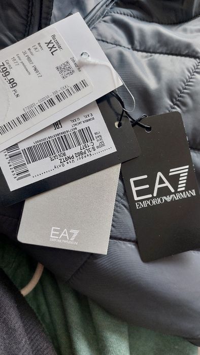 EA7 emporio armani nowa kurtka hybrydowa męska r.L