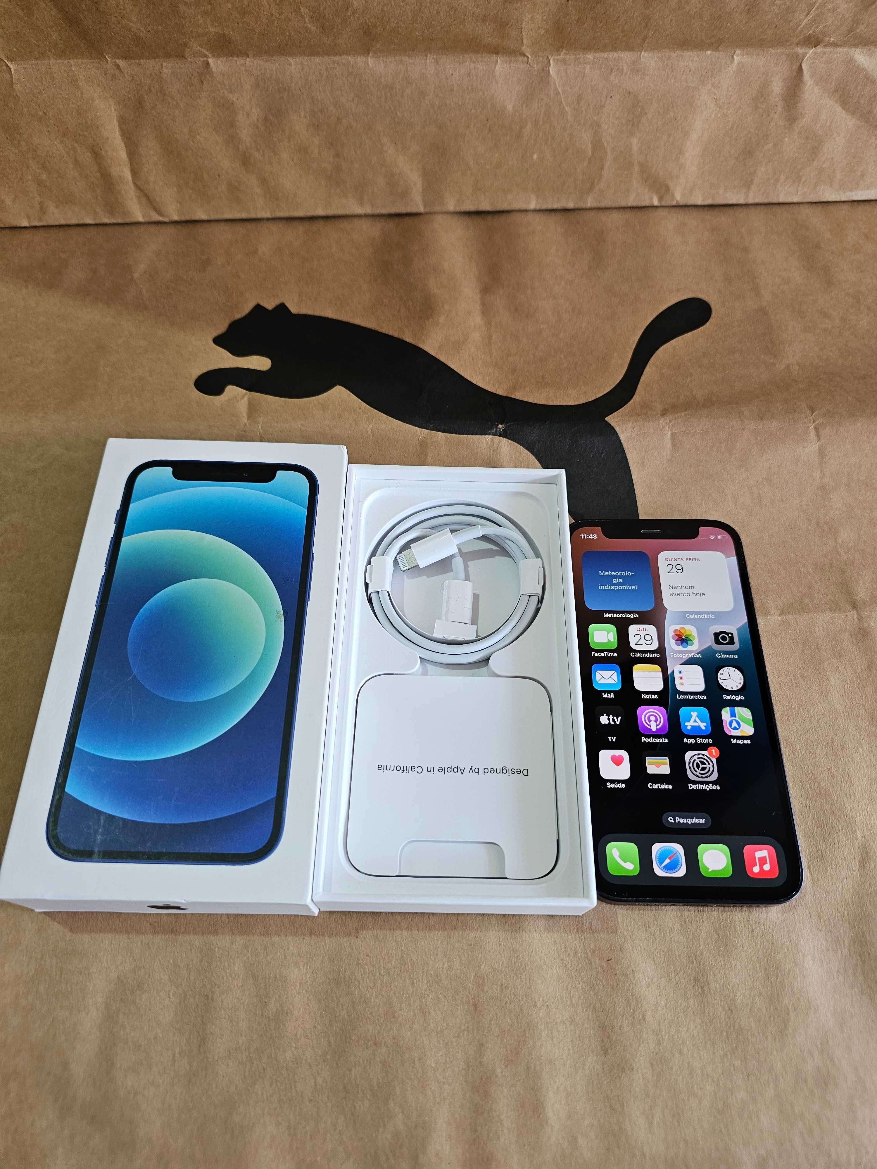 Iphone 12 mini 128gb. Muito bom. 73% Bateria
