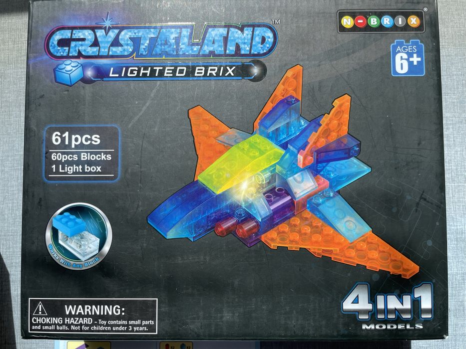 Конструктор Crystaland Літак і робот 4 в 1