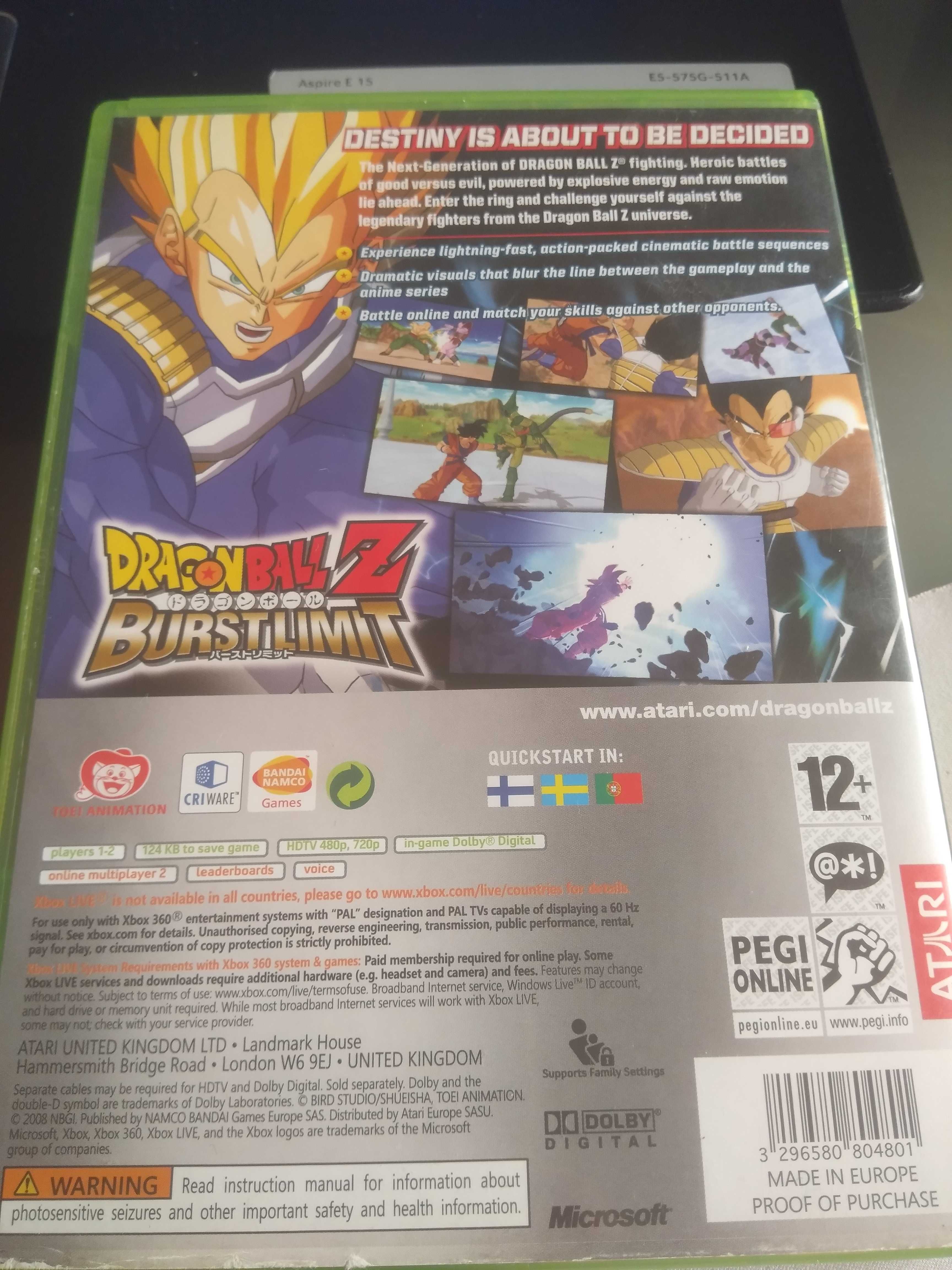 Dragon Ball Burst limit Xbox 360