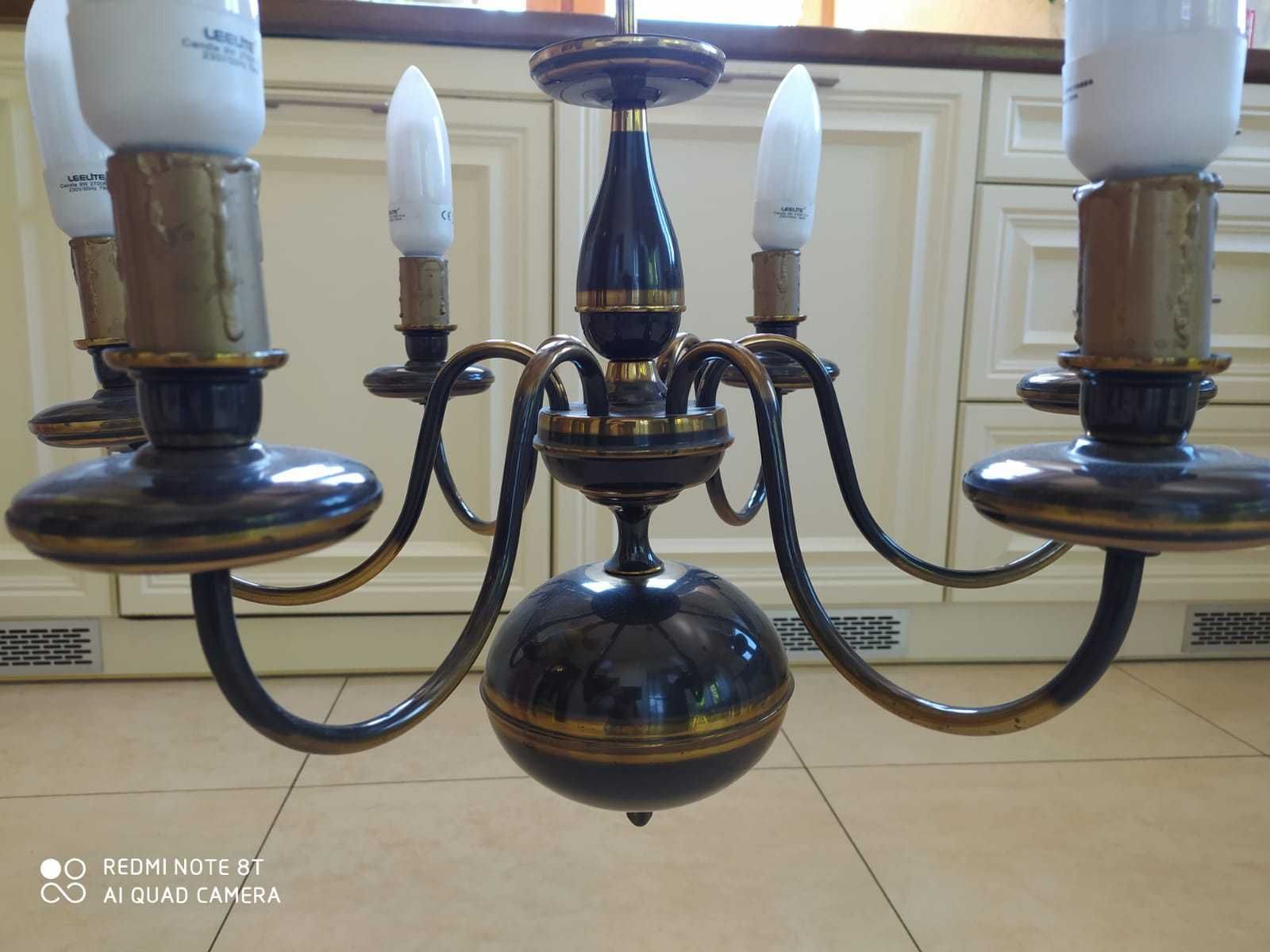 Żyrandol lampa na 6 żarówek