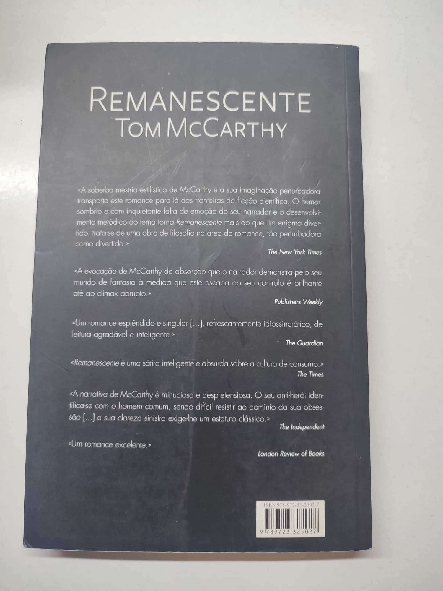 Livro - Remanescente (portes em correio editorial incluidos)