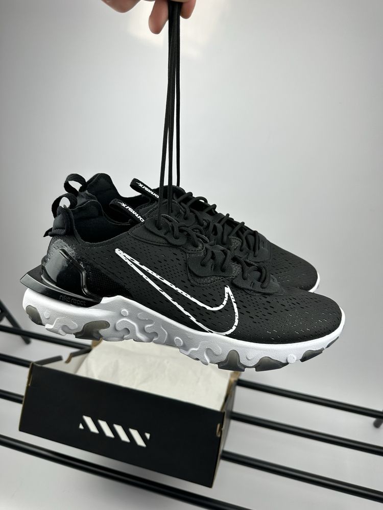 Оригінал!! Кросівки Nike React Vision black white CD4373-006