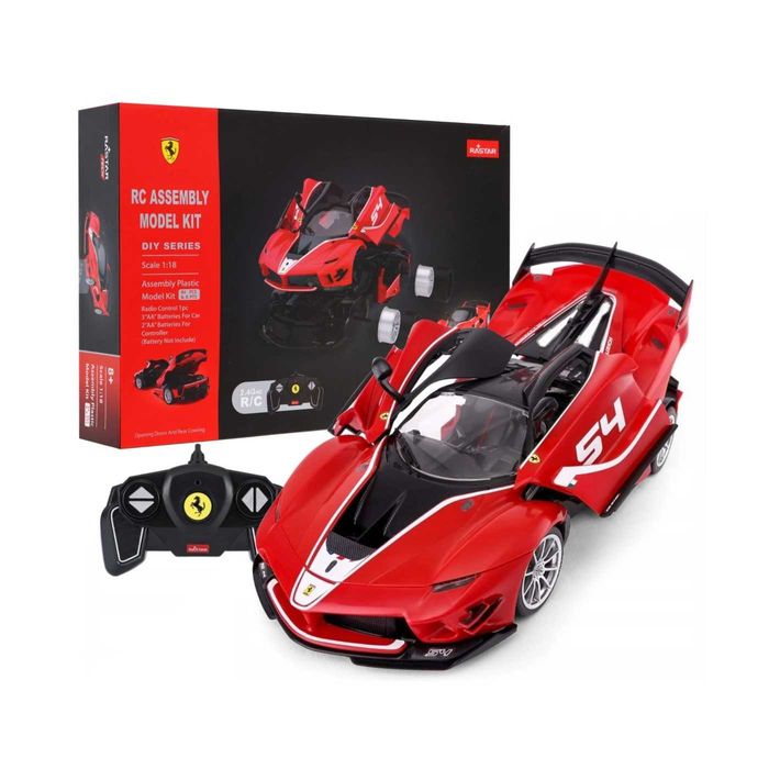 zestaw konstrukcyjny klocki samochód zdalnie sterowany ferrari auto rc