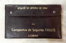 Antiga bolsa publicitária Companhia de Seguros Tagus