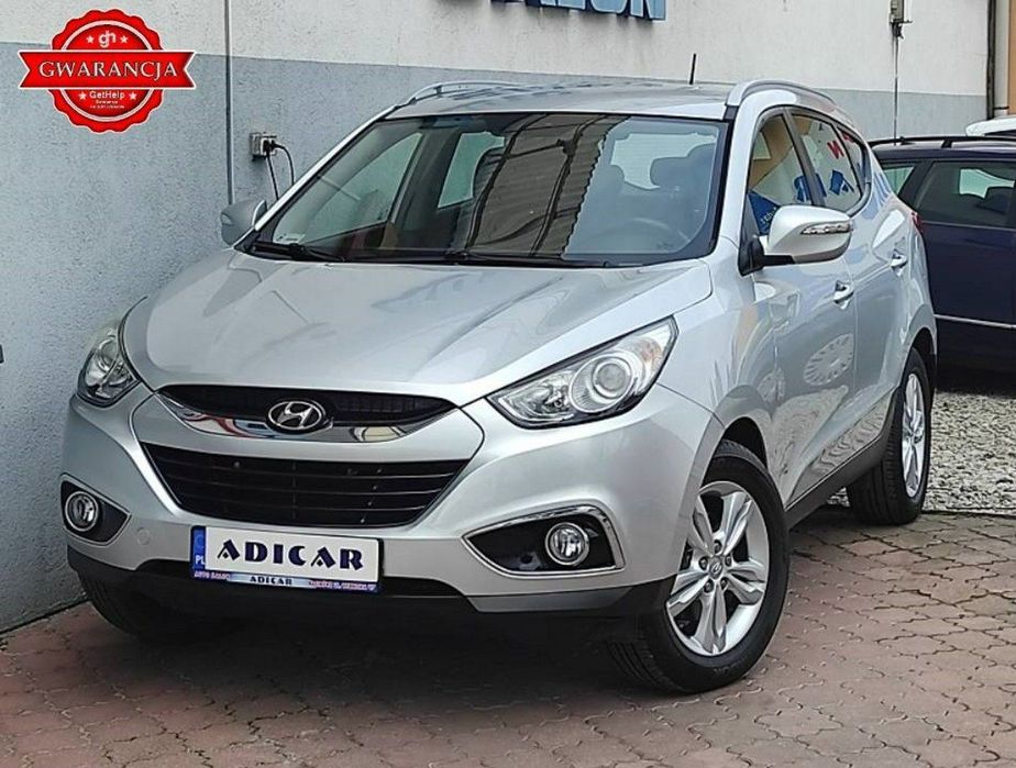Hyundai ix35 klimatronik, 6-biegów, pół-skóra, wielofunkcja, cz. parkowania, zareje