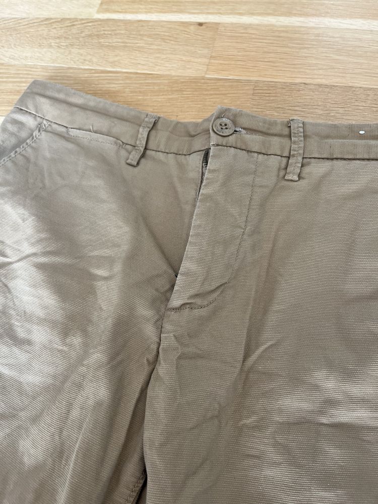 Pull&Bear szorty krótkie spodenki beżowe 42