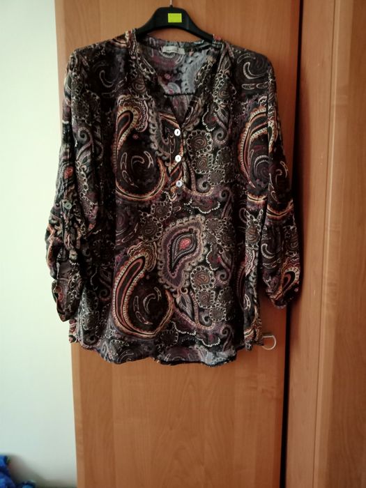 Bluzka luźna,wzorzysta M/L