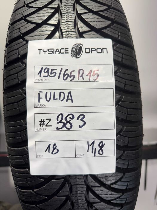 Opony Zimowe 195/65/15 Fulda Montero3 #Z383