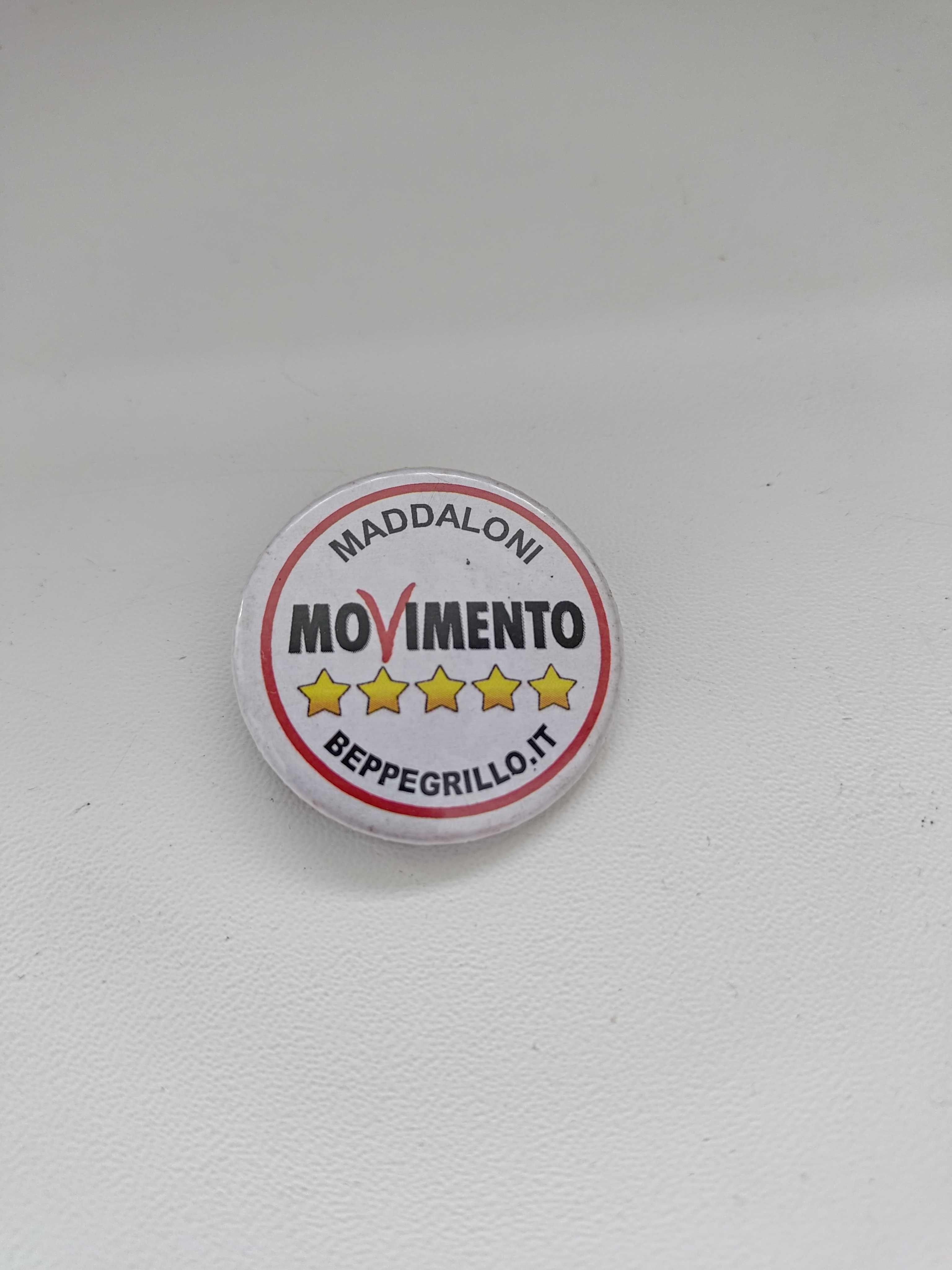 Spinka wpinka z Włoch Movimento Italia 5 stelle Ruch 5 gwiazd Logo