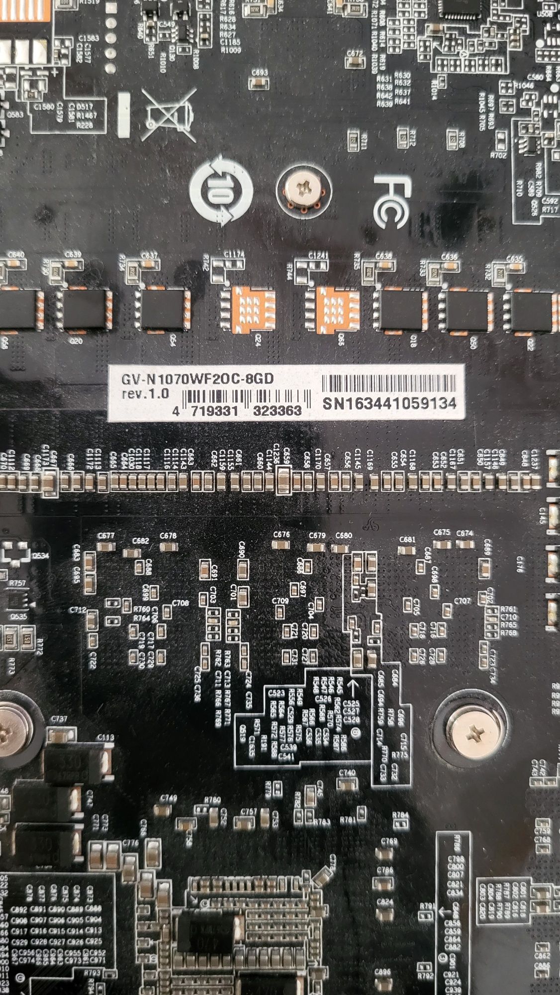 GIGABYTE GeForce GTX 1070 Windforce OC
