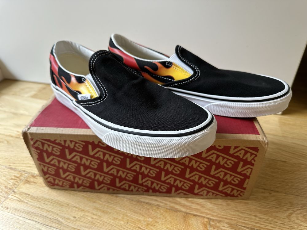 Vans slip on 40 - flame - NOWE
