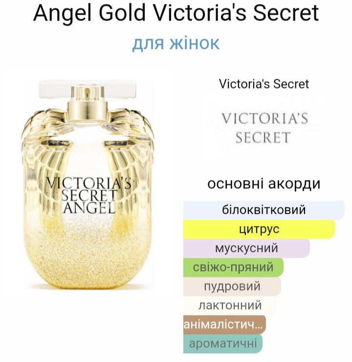Victoria's Secret Angel Gold.