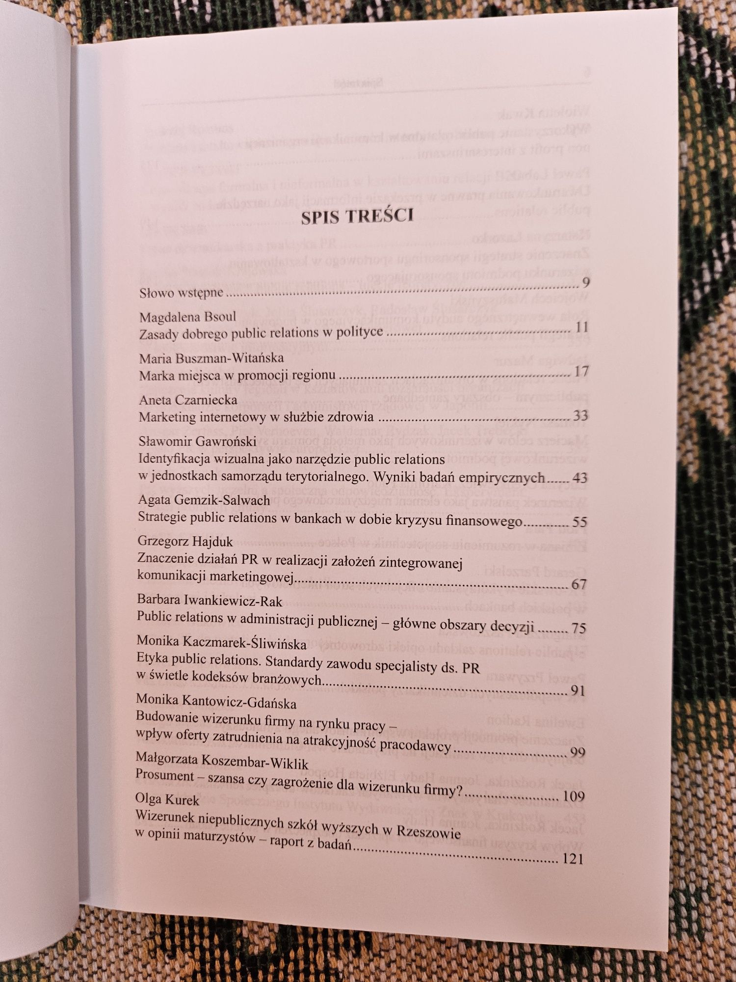Public relations w procesie kształtowania relacji z otoczeniem