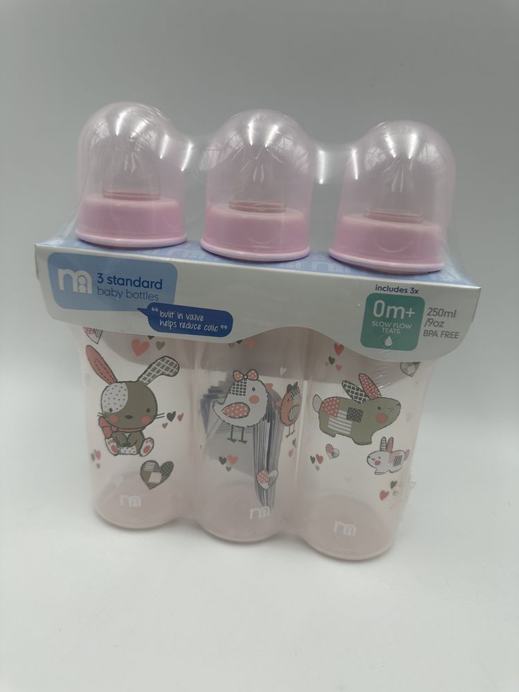 Mothercare butelki niemowlęce 3 pak 250 ml