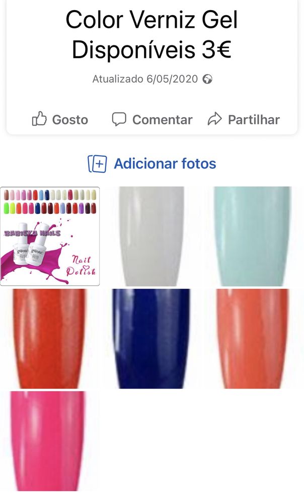 Verniz Gel promoção (Térmicos, Glitter, Metálicos, Color)