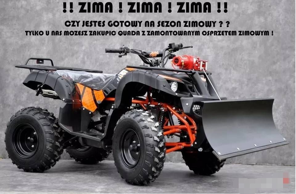 Quad KXD 250 Hummer Farmer - Duży - Pług wyciągarka RATY Dostawa