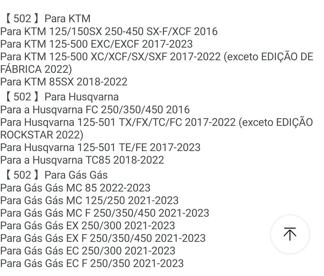 Estribos, mola pousa pés, KTM, GAS GAS, HUSKVARNA