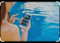 Новинка управления бассейна с помощью мобильного приложения.