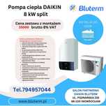 Pompa ciepła DAIKIN z montażem. Dofinansowania czyste powietrze.