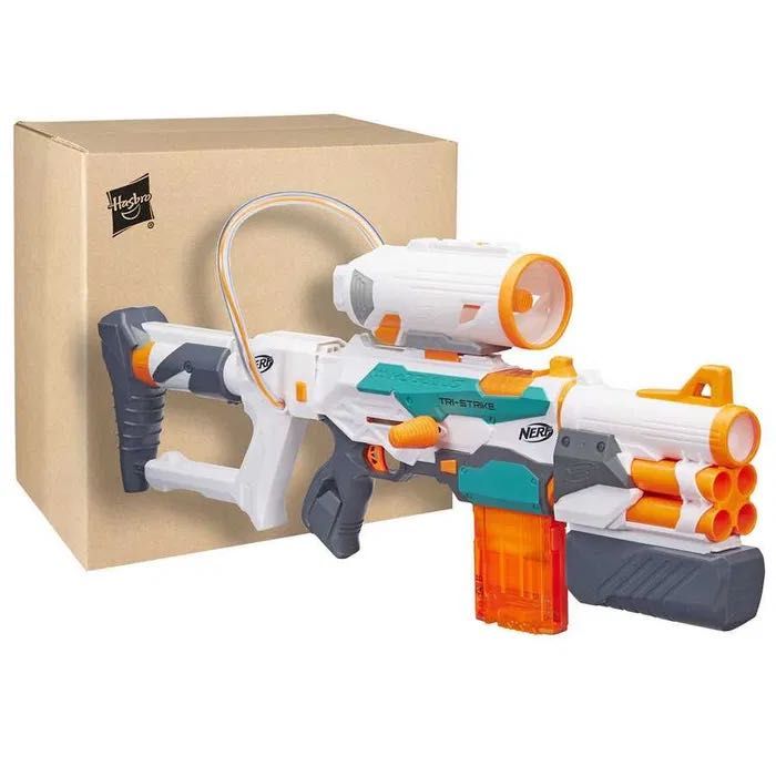 Бластер Нерф Модулус Три Страйк Nerf Modulus Tri-Strike Blaster