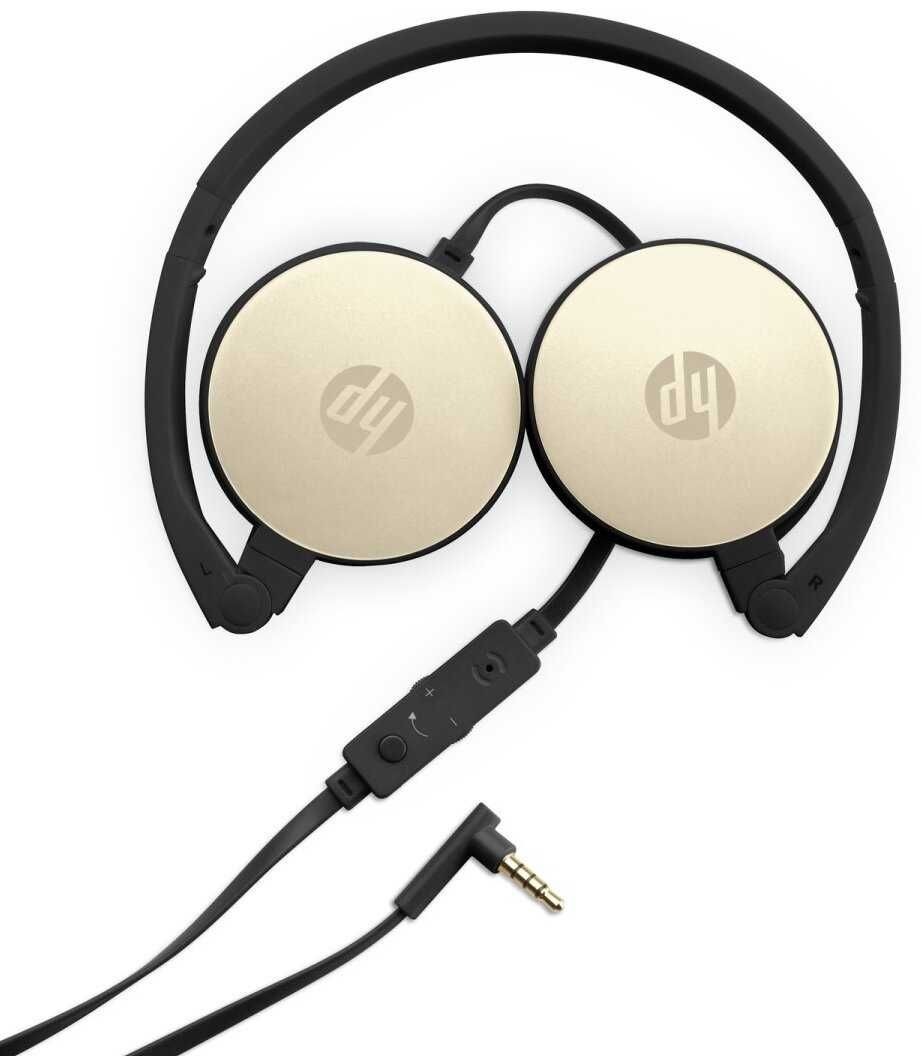 Zestaw słuchawkowy HP H2800 S Gold Headset 2AP94AA#ABB - komputerowy