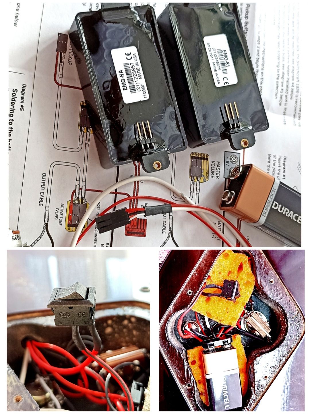 Cort z44 + led killswitch. Сет звукознімачив на вибір