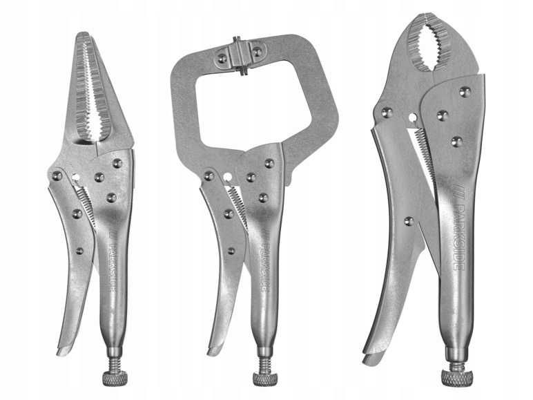 PARKSIDE Szczypce zaciskowe 3 sztuki Langbeck spawalnicze standardowe