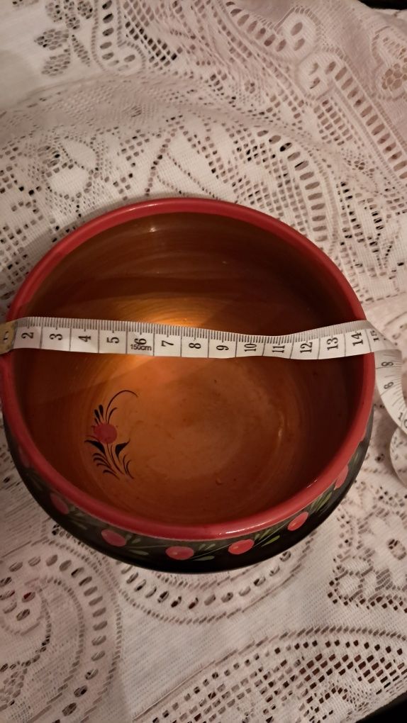 Ozdobna Bardzo dekoracyjna, ręcznie malowana miska