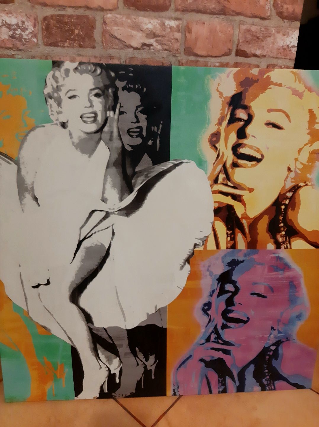 Duży Obraz Marilyn Monroe Pop Art 70x70