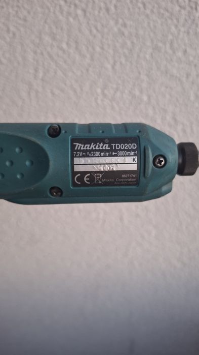 Wkrętarka Makita Udarowa TD020D - SUPER Komplet