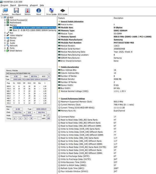 DDR3 8Gb Samsung | Оперативная память для ноутбука DDR3 SO-DIMM