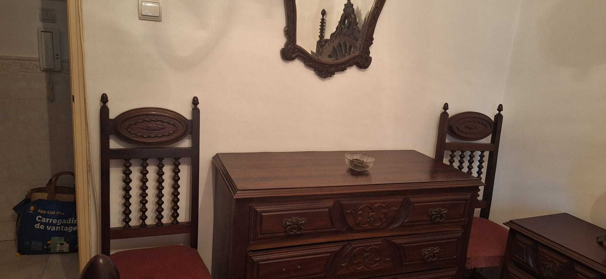 11 peças Mobília de quarto (Madeira maciça) - conjunto ou separado