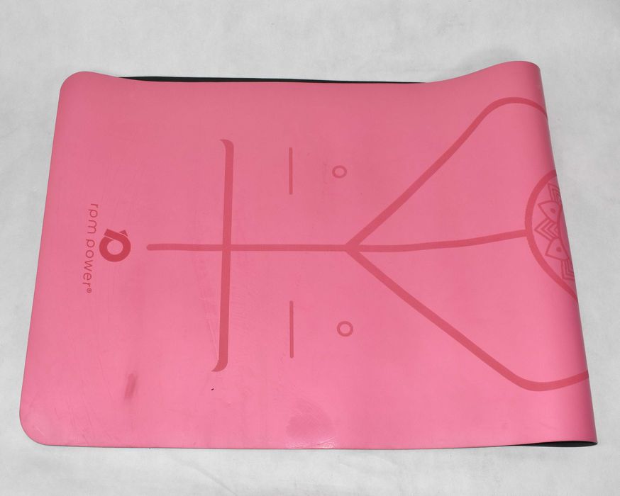 Mata do jogi RPM Power  profesjonalna gruba mata (182 x 68 cm) różowa