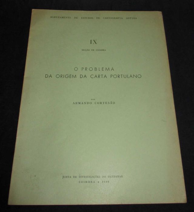 Livro O Problema da origem da carta portulano Armando Cortesão