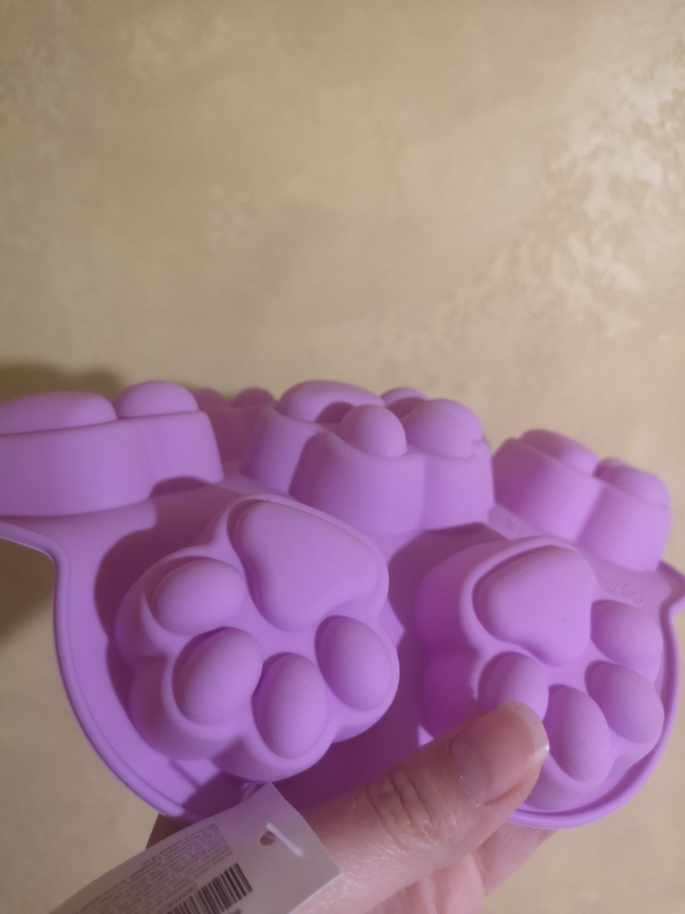 Силиконовая форма для выпечки кексов мафинов мыла конфет желе лапки