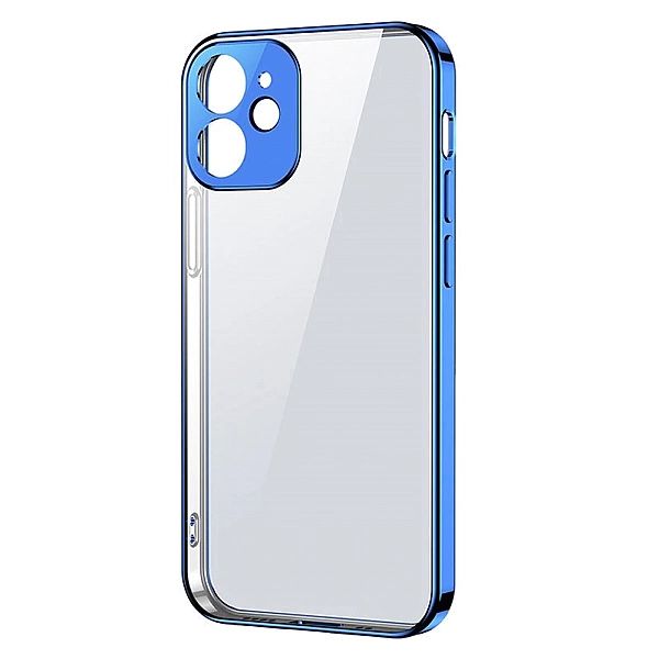 Joyroom New Beauty Series ultra cienkie przezroczyste etui z metaliczn