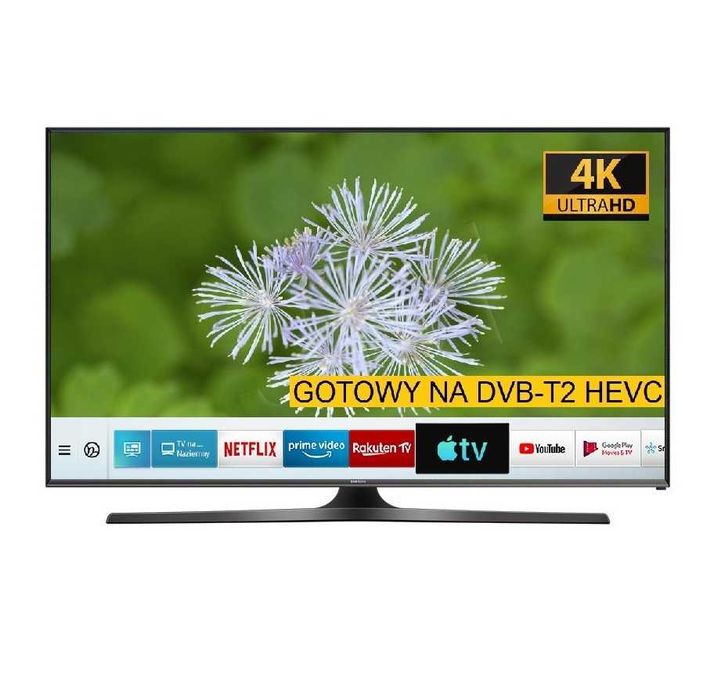 SMART TV Samsung 55" Dostawa Gratis! Wi-Fi 4K UHD DVB-T2 HEVC