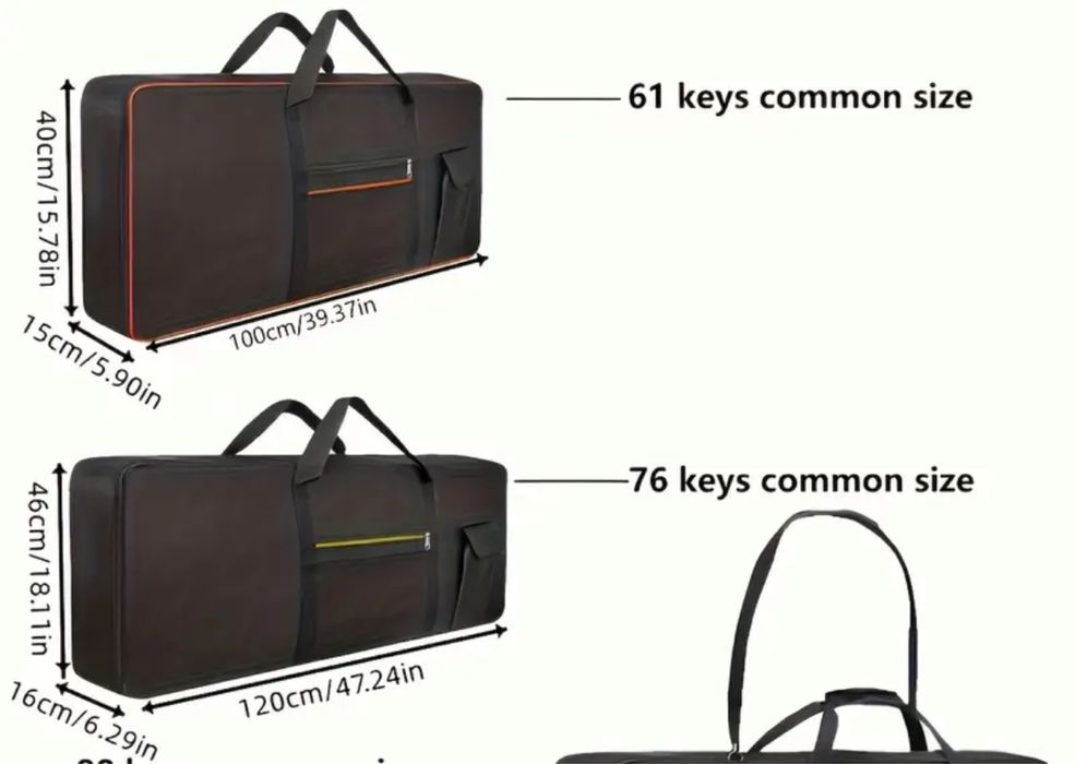 Чохли НОВі  для синтезатора,розміри54,61,76,88клавіш ;Пюпітри для нот