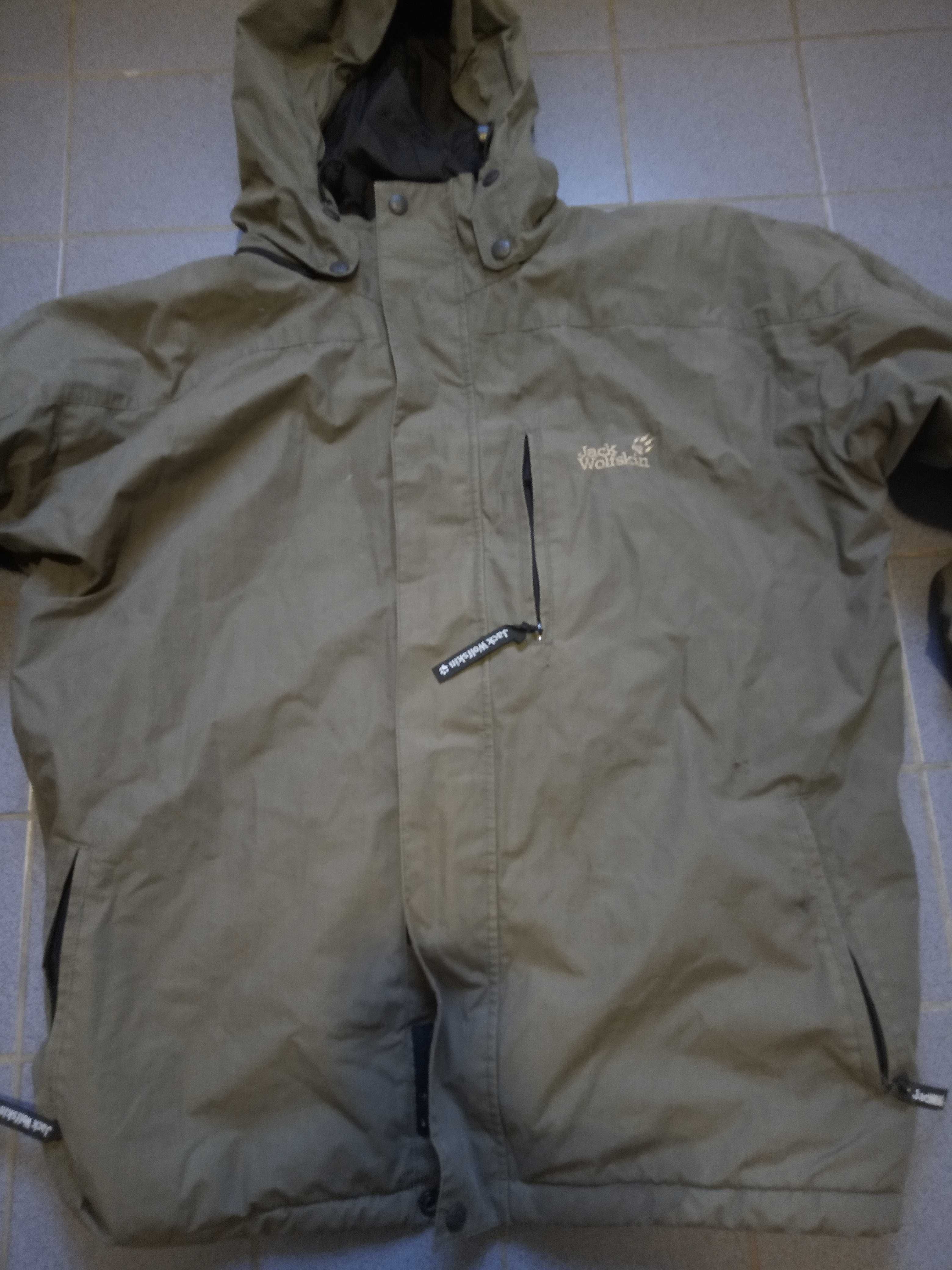 kurtka jack wolfskin M/L męska khaki