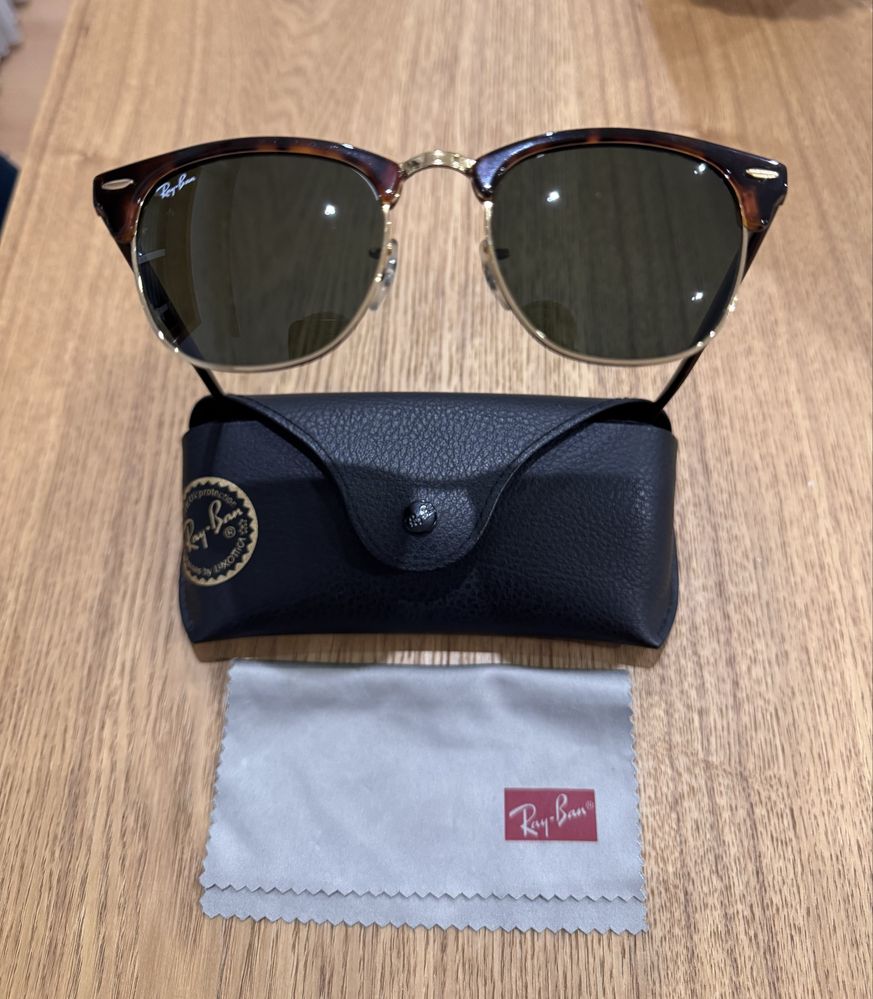 Ray-Ban Clubmaster RB3016 W0366 – Originais e em excelente estado