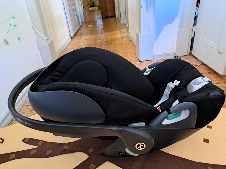 CYBEX Ovo Cloud Z2 plus como novo, preto + adaptadores