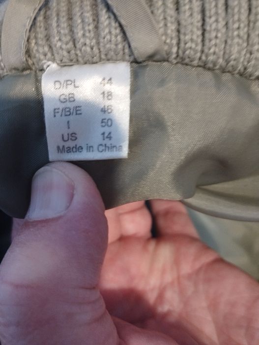 Kurtka zielona zimowa