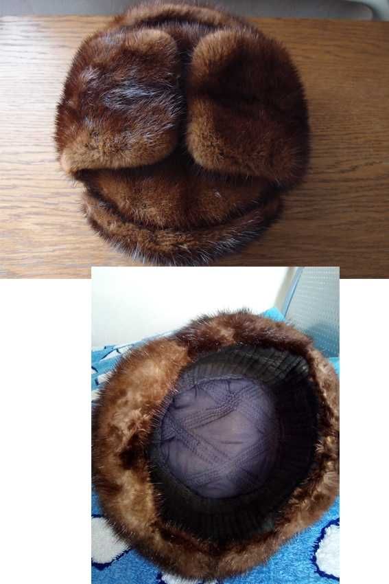 Шапка чоловіча, норка