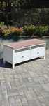 Rustykalna szafka farmhouse, shabby chic lite drewno sosnowe, jak nowa