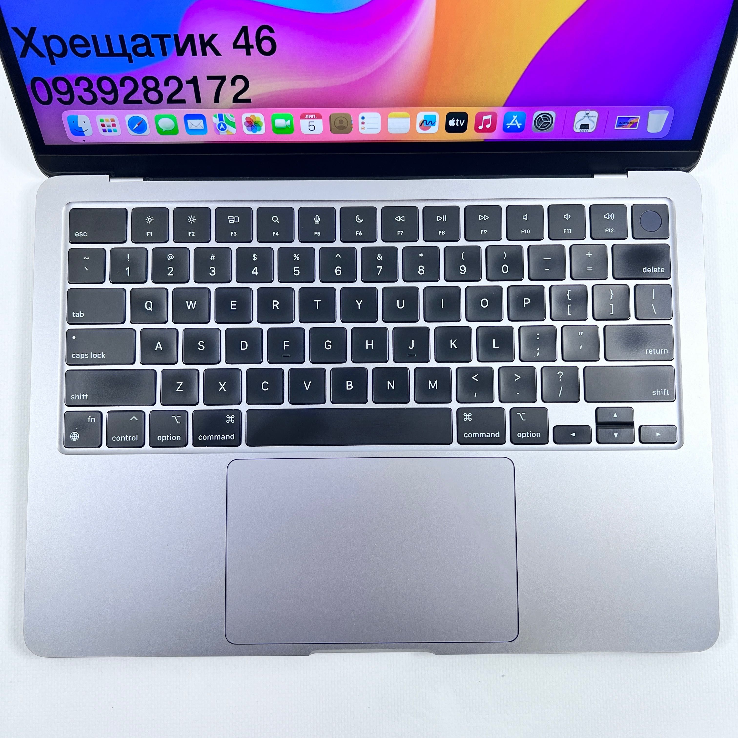 MacBook Air 13 2022 M2 8GB RAM 256GB SSD Space Gray ГАРАНТІЯ МАГАЗИН